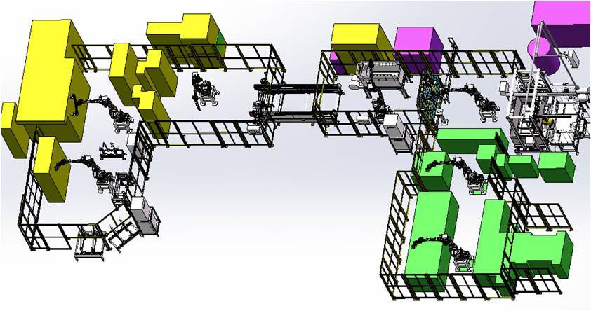 平衡桿中空、中實自動化生產(chǎn)線